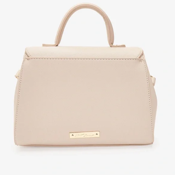 NEW BETSEY JOHNSON XO Kyla Crossbody Purse handbag Bag Oatmeal - Picture 2 of 7